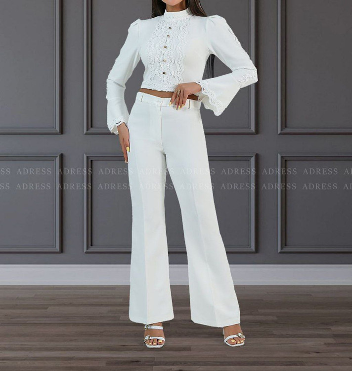 شومیز آستین کلوش زنانه کوتاه