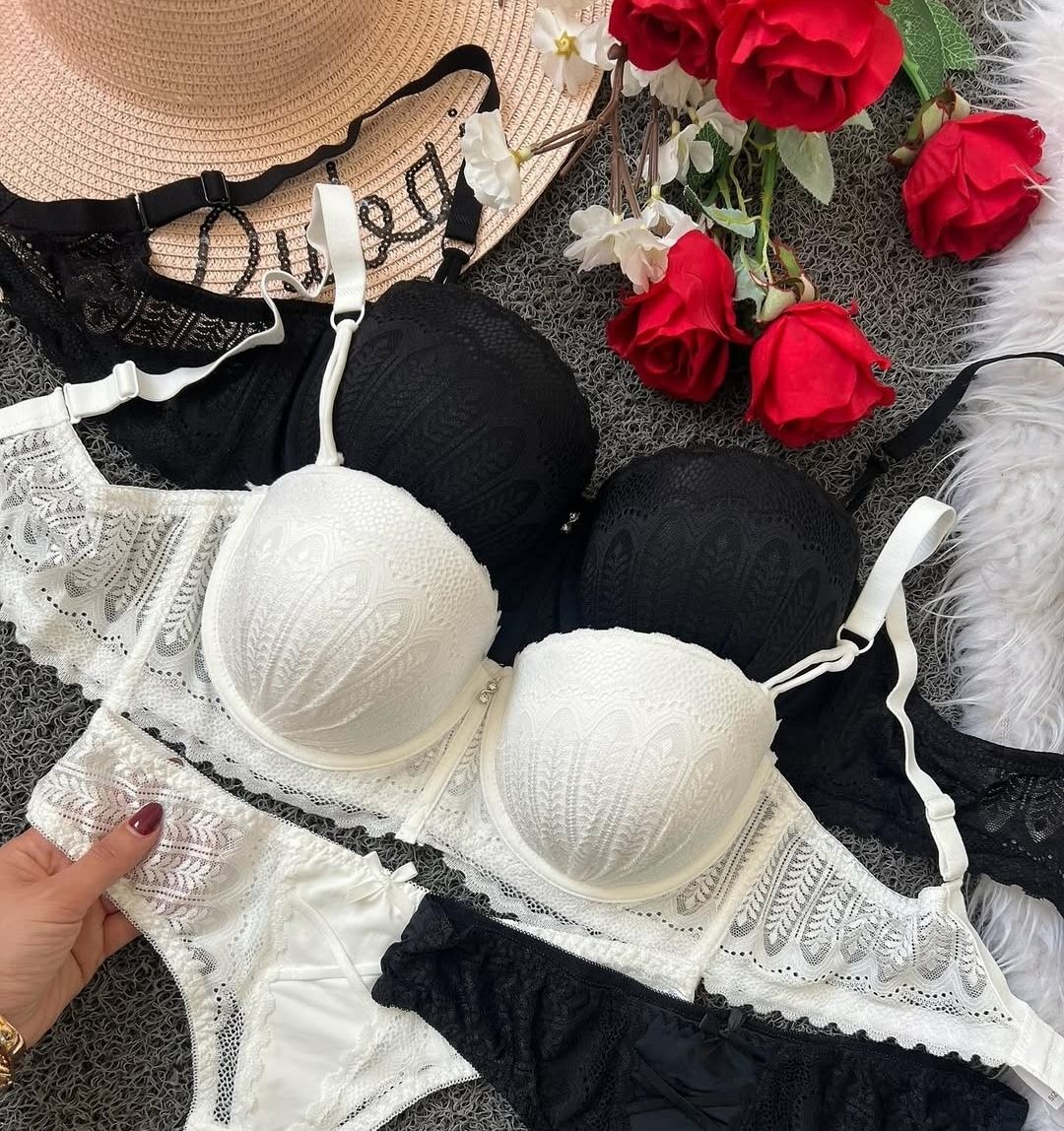 خرید و قیمت ست شورت و سوتین مجلسی و گیپور