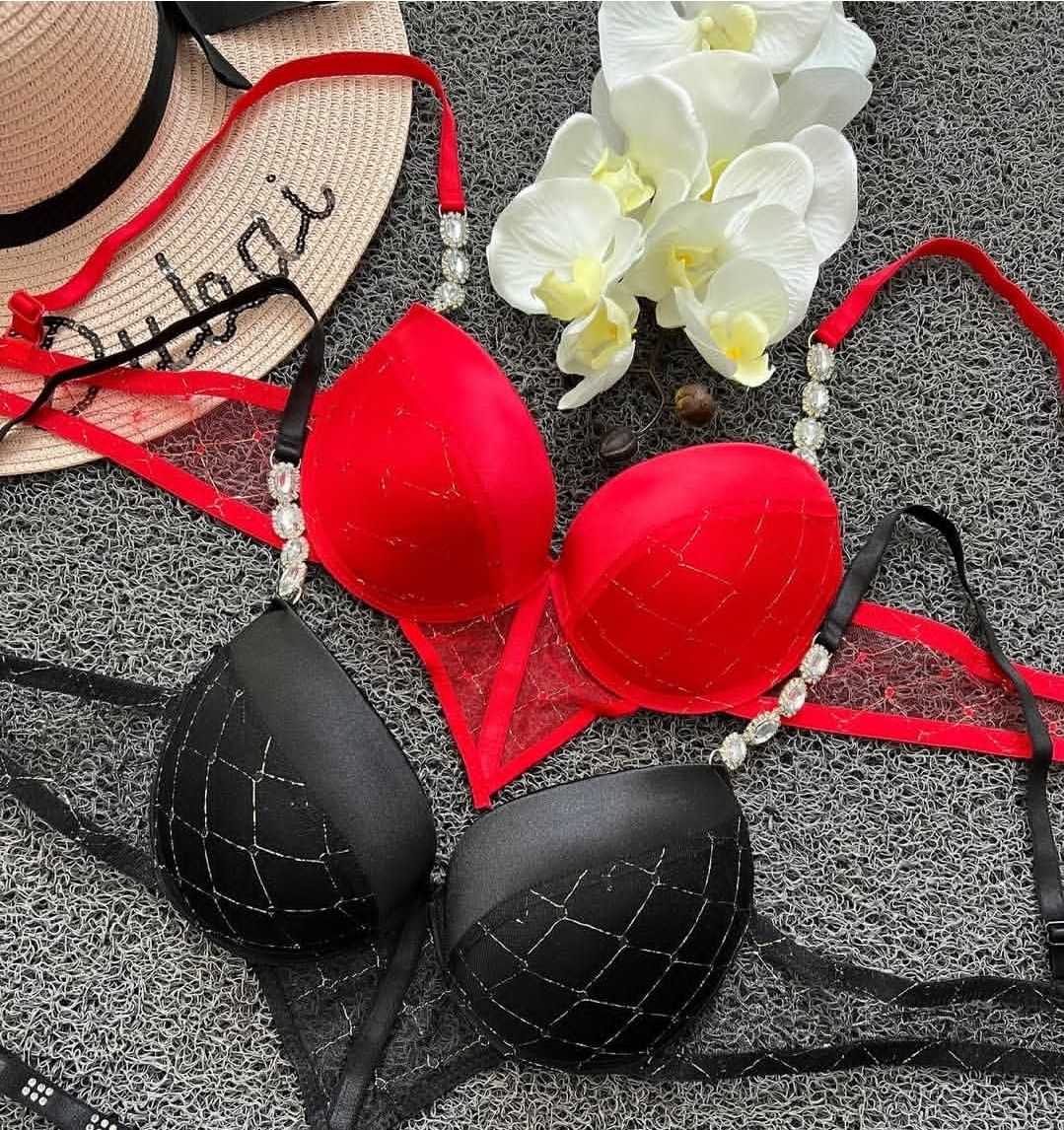 ست شورت و سوتین اسفنجی زنانه | راحتی + فرم‌دهی بی‌نقص