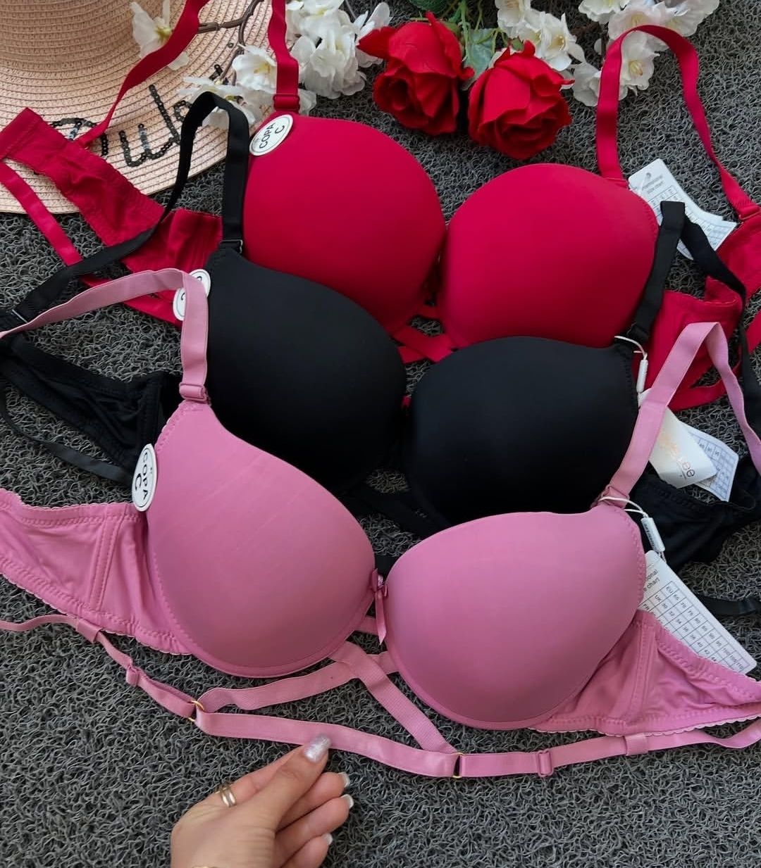 سوتین اسفنجی فنردار کاپ سی کد ۲۱۷۰۶ فروش عمده ...