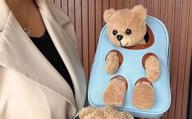 قیمت و خرید کوله پشتی عروسکی طرح خرس کد 1668