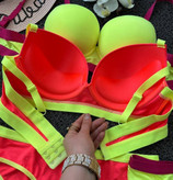 ست زرد و سبز فسفری