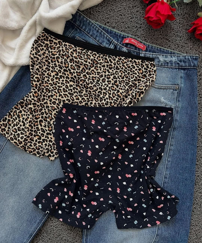 شورتک نخ پنبه نواری