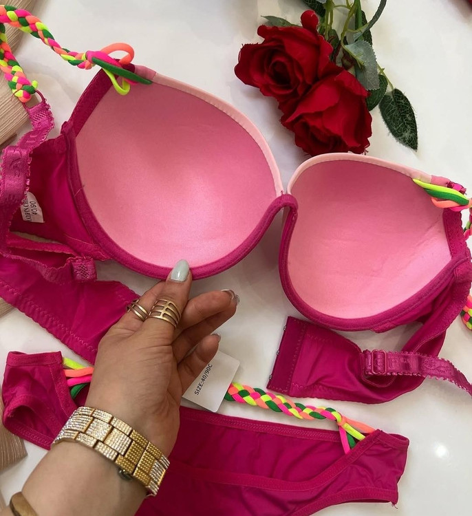 خرید و قیمت ست سوتین شورت فانتزی شبرنگی