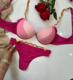 ست شورت و سوتین اسفنجی با بند قابل تنظیم کد ...