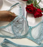 ست شورت و سوتین زنانه مکسوریا مدل توری بدن نما ...