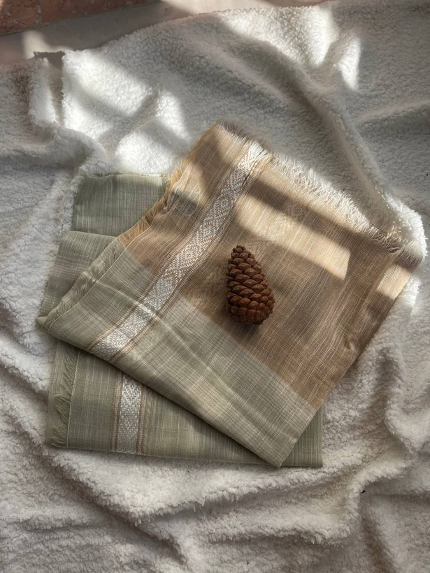 خرید و قیمت شال کنفی دور ریش حاشیه دار