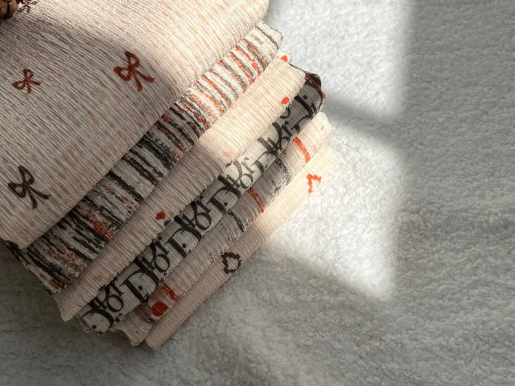 شال پلیسه برشکا پاییزه