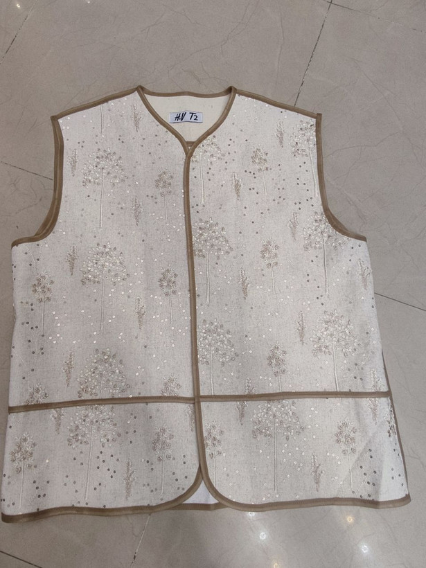 ژیله طرحدار جلو باز