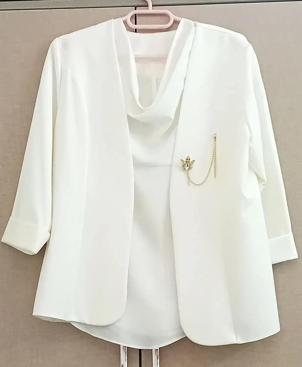 کت و تاپ الیزابت یقه شل