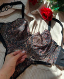 خرید و قیمت ست شورت و سوتین پلنگی فنر دار بالا توری