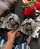 خرید سوتین تک اسفنجی لیزری طرح برجسته