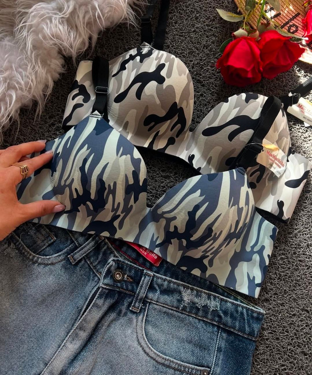 سوتین تک اسفنجی لیزری طرح خفن و جذاب چریکی ...