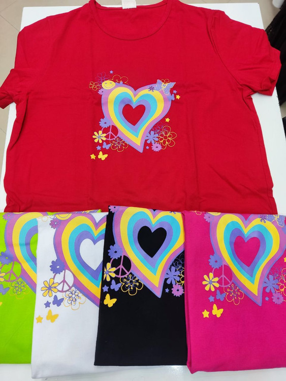 تیشرت طرح قلب