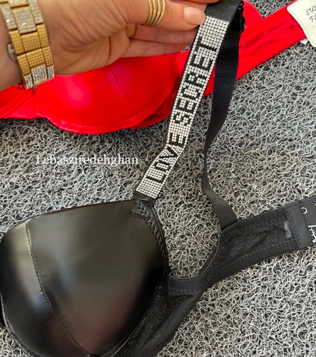 ست شورت و سوتین زنانه مدل اسفنجی نگین دار - ترب