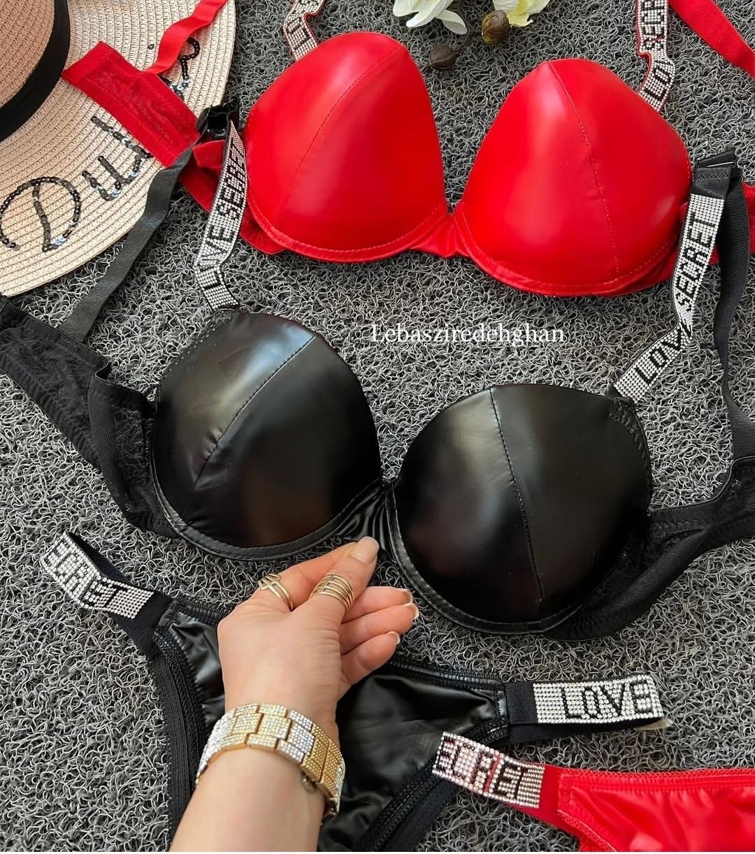 خرید و قیمت ست شورت و سوتین چرم