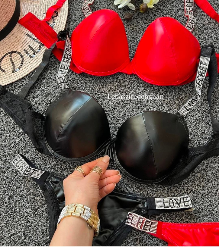 خرید و قیمت ست شورت و سوتین چرم