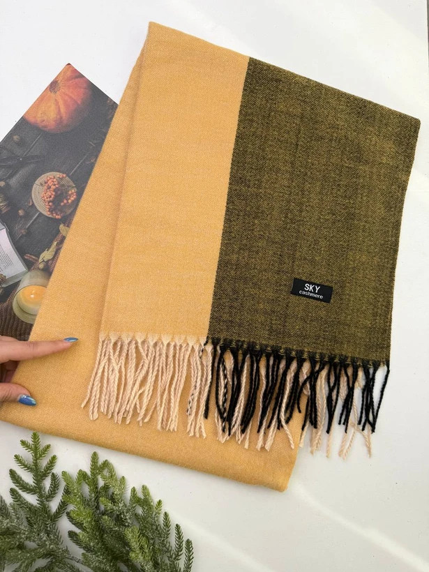 شال موهر ریشه فتیله ای لبه ترک حوله ای و نرم لیز ...