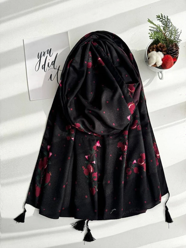 خرید و قیمت شال و روسری طرح یلدایی