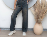 شلوار نیم بگ سایه قهوه ای