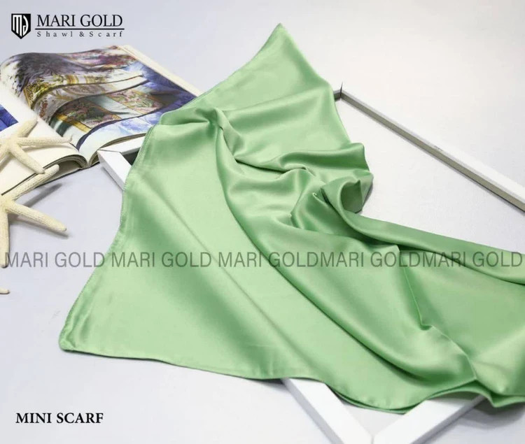 مینی اسکارف زنانه مدل ساتن ابریشم - دیجی کالا