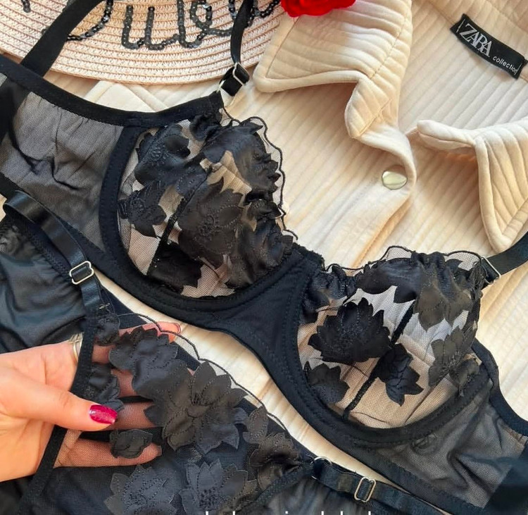 خرید ست شورت سوتین شیشه ای فنردار قرمز برند ...