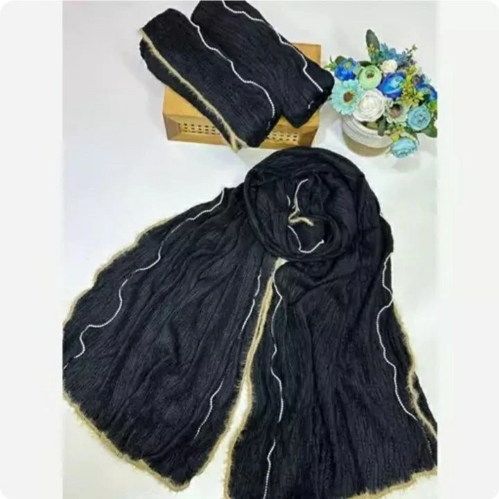 شال مجلسی حاشیه دار برشکا