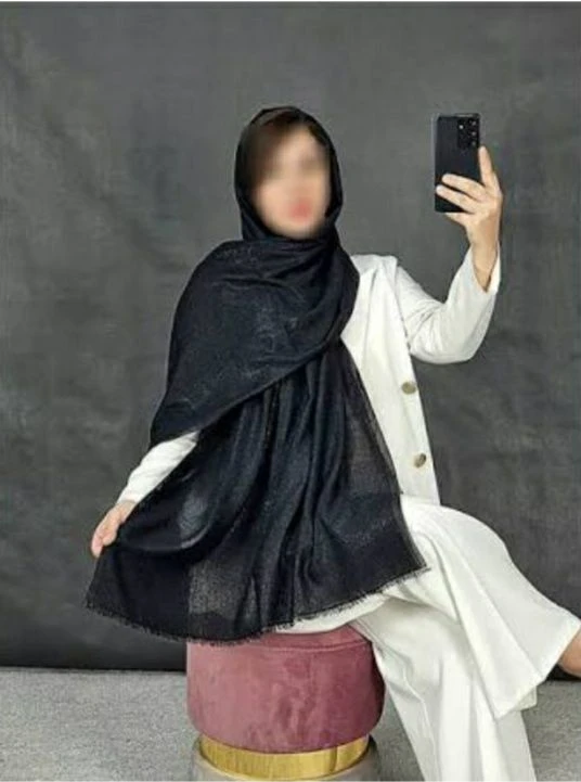 شال مخمل کبریتی شاین دار ریز