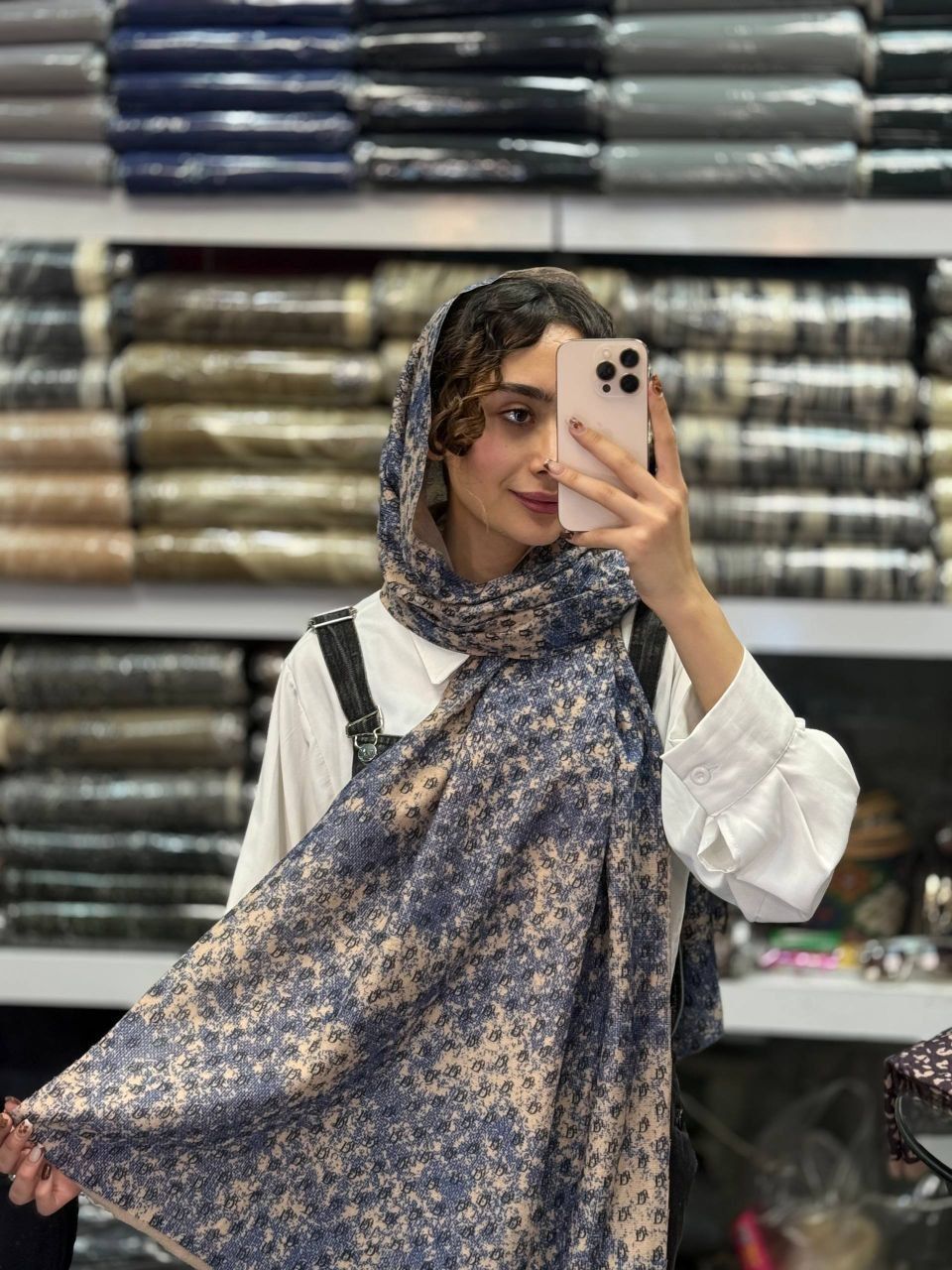 شال موهر مخمل پاییزه