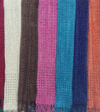 شال مخمل تک رنگ پاییزه