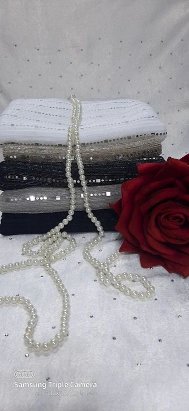 شال مجلسی آینه ای(بسته 12 عددی) - باسلام