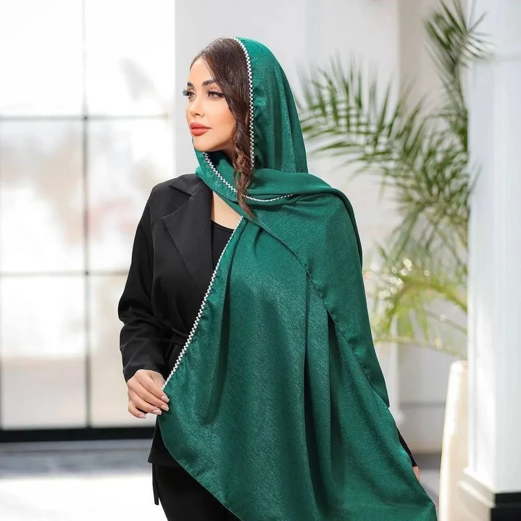 شال مرواریدی ساتن کوپرا