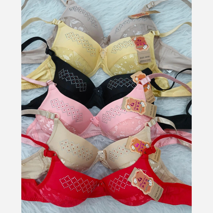 سوتین تک اسفنجی نگین دار جک دار