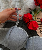 ست شورت و سوتین اسفنجی اسپرت کبریتی