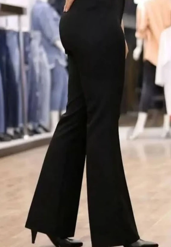 خرید و قیمت شلوار دمپا گشاد زنانه بوتکات گاباردین ترک