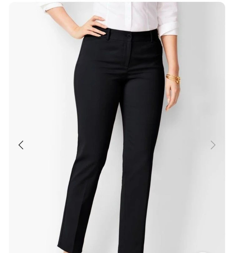 خرید شلوار پارچه ای راسته زنانه جنس گاباردین قد 100