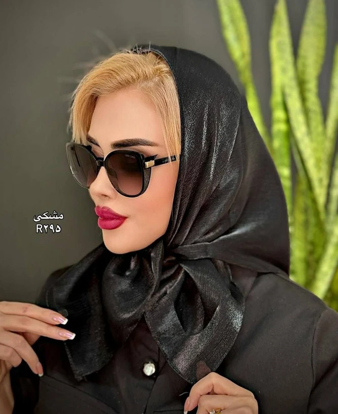 روسری مینی اسکارف شیشه ای