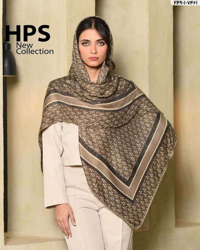 خرید و قیمت روسری پاییزه کشمیر دست دوز