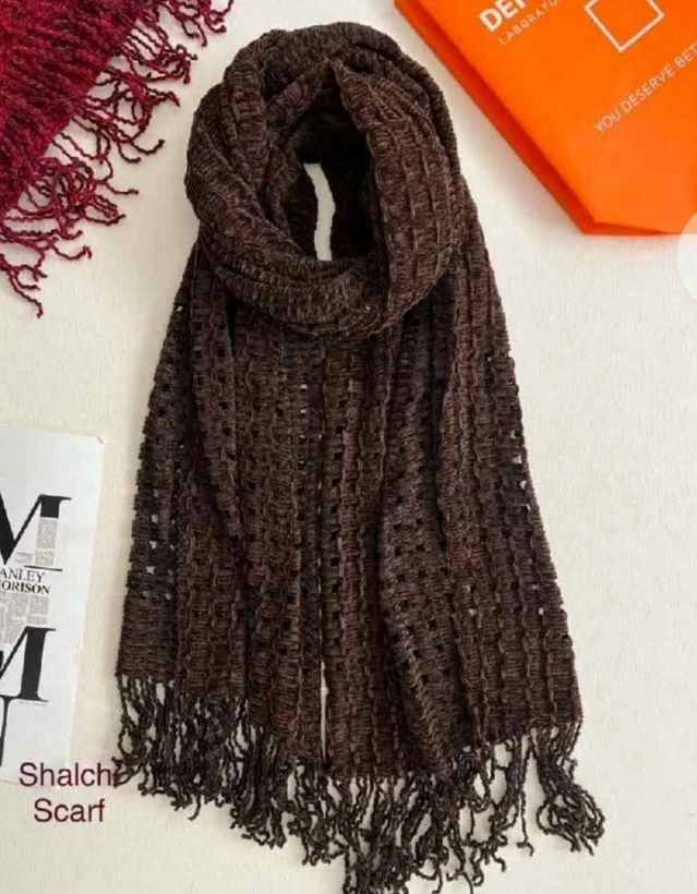 خرید و قیمت شال مخمل کوک دار از غرفه تخفیف کده ...