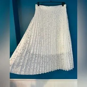 دامن گیپور پلیسه 🌸 دامن کلوش مجلسی قد 95