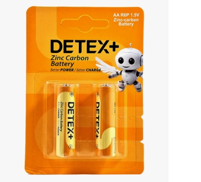 باطری قلمی Detex PLUS پک دو عددی