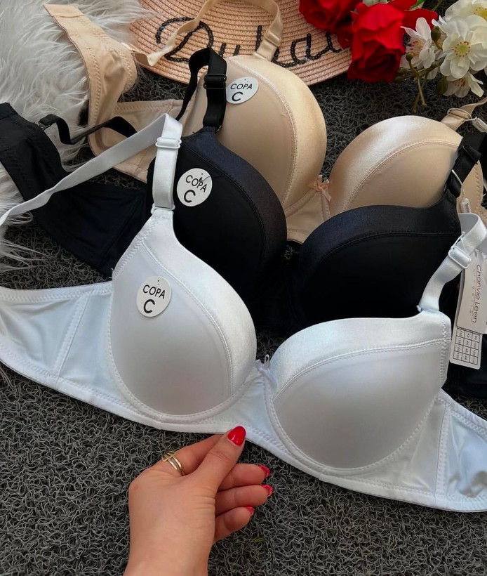 سوتین اسفنجی بدون فنر وارداتی درجه یک اعلا کاپ A