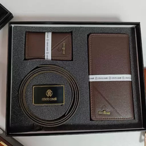 ست کیف و کمربند مردانه Roberto Cavalli - ترب