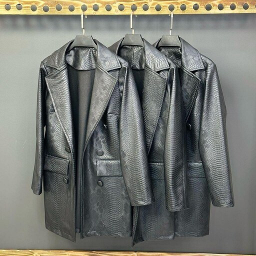 خرید و قیمت کاپشن چرم پوست ماری