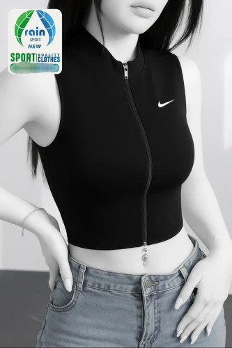 کراپ جلو زیپ زنانه ورزشی