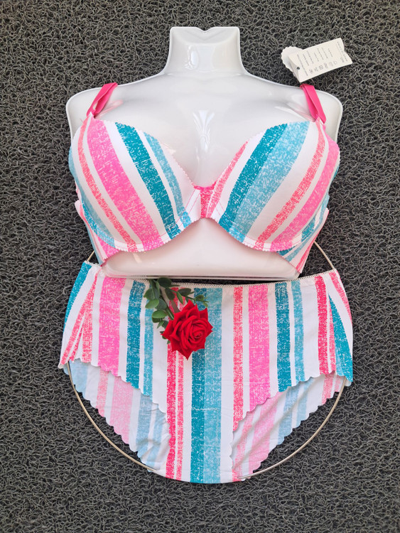 ست شورت و سوتین اسفنجی لیزری فانتزی طرح ...