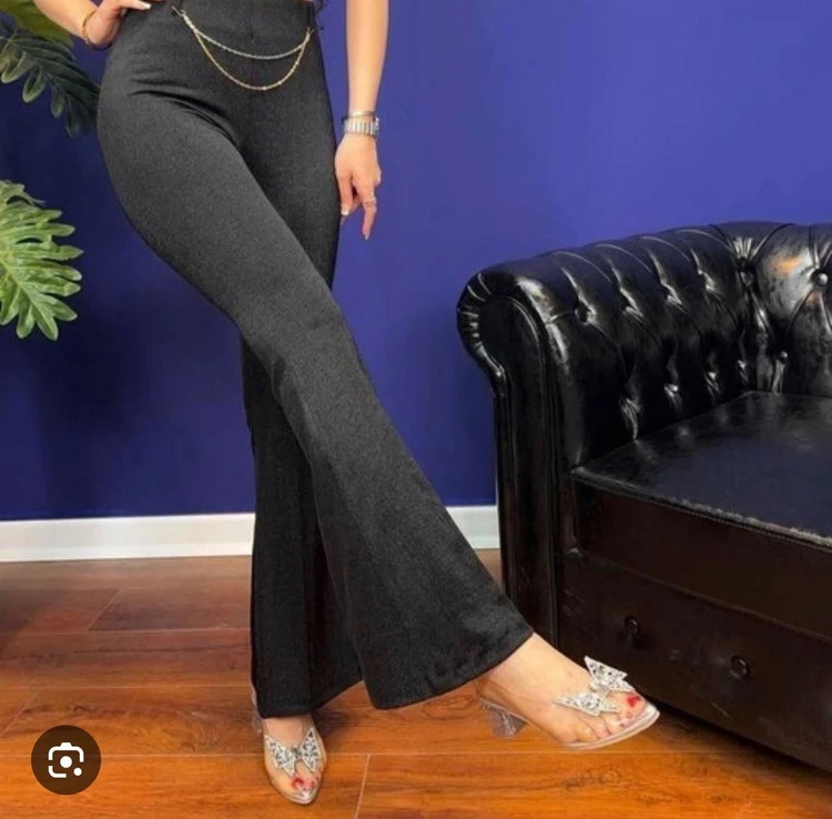 شلوار دمپا لمه شاین مجلسی زنجیر دار 5435