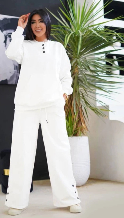 خرید عمده ست بلوز شلوار دورس زنانه فری سایز مدل E002 به ...