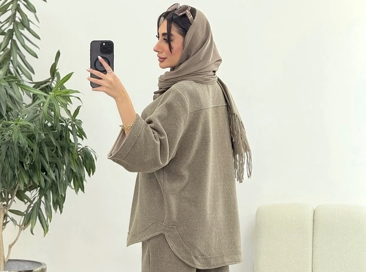 شومیز مانتویی فوتر زنانه