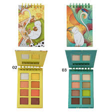 پالت سایه چند کاره کتابی انی لیدی طرح دختر